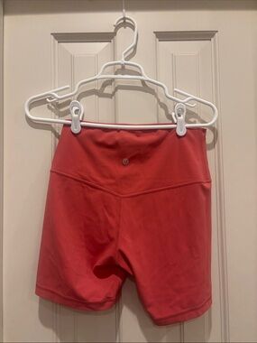 lululemon athletica Women’s High-Rise Red Athletic Shorts